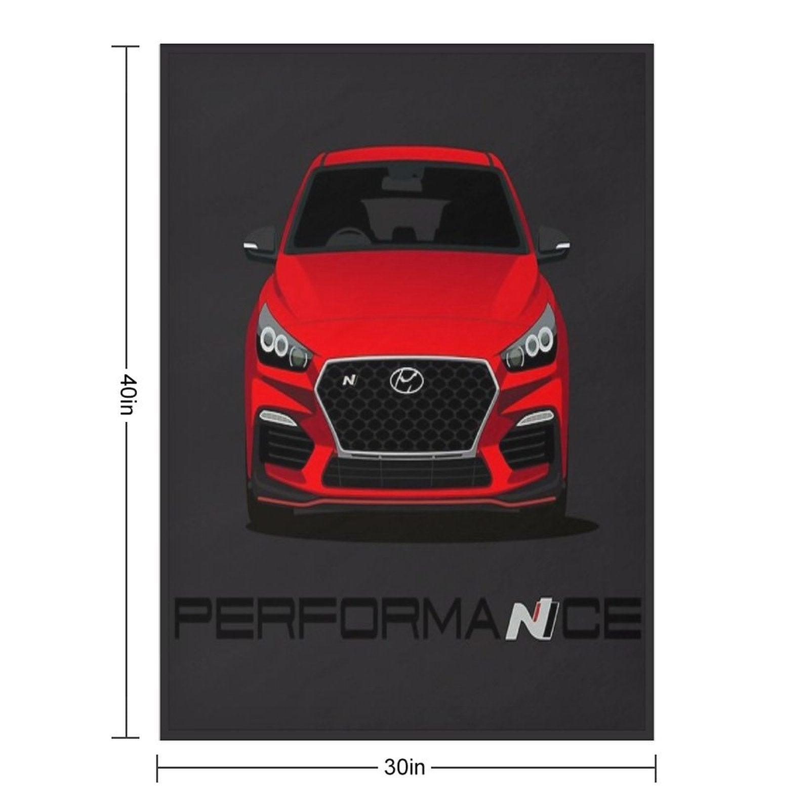 I30N (custom Red) Throw Blanket