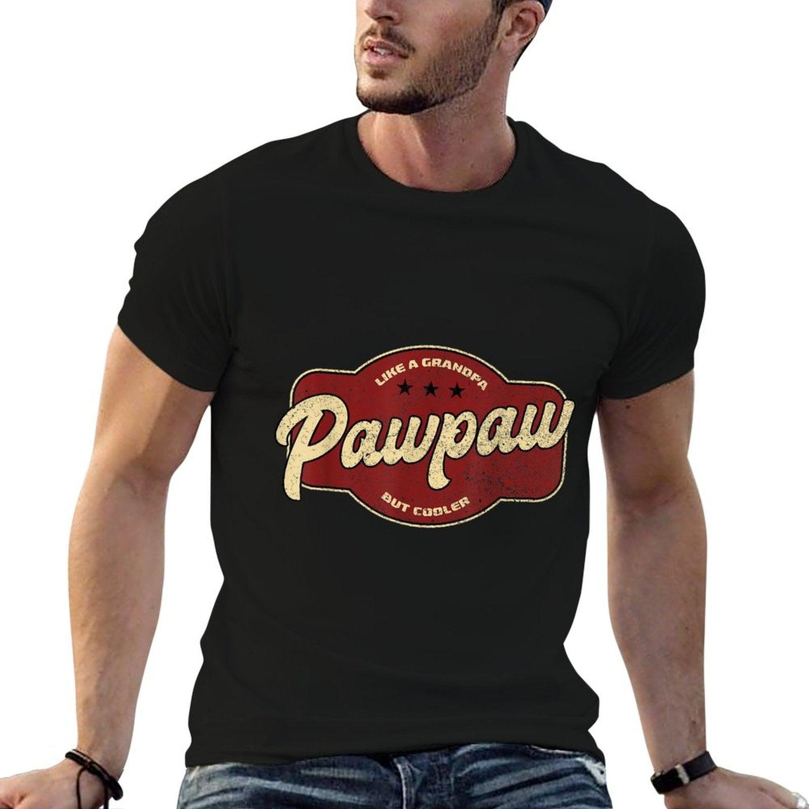 Vintage Pawpaw Like A Grandpa But Cooler - Grandpa Pawpaw T-Shirt