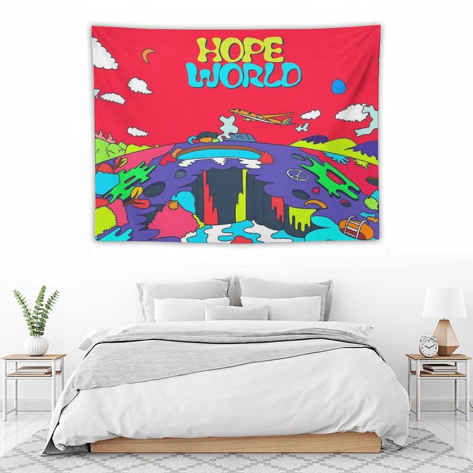J-Hope Hope World Album Art Tapestry