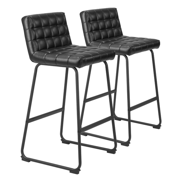 Pago Barstool (Set of 2) Black