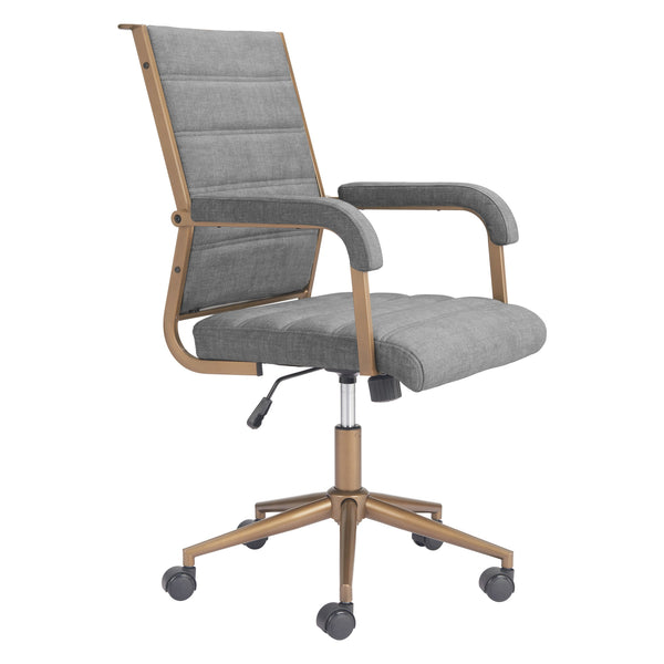 Auction Office Chair Gray