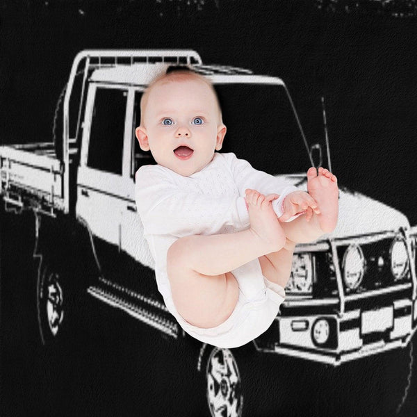 79 Series Toyota Cruiser Throw Blanket