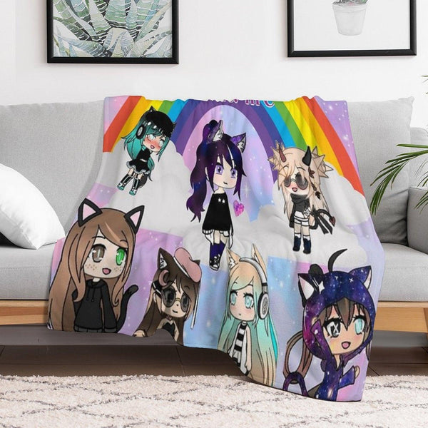 Gacha Life  Anime Pack Throw Blanket