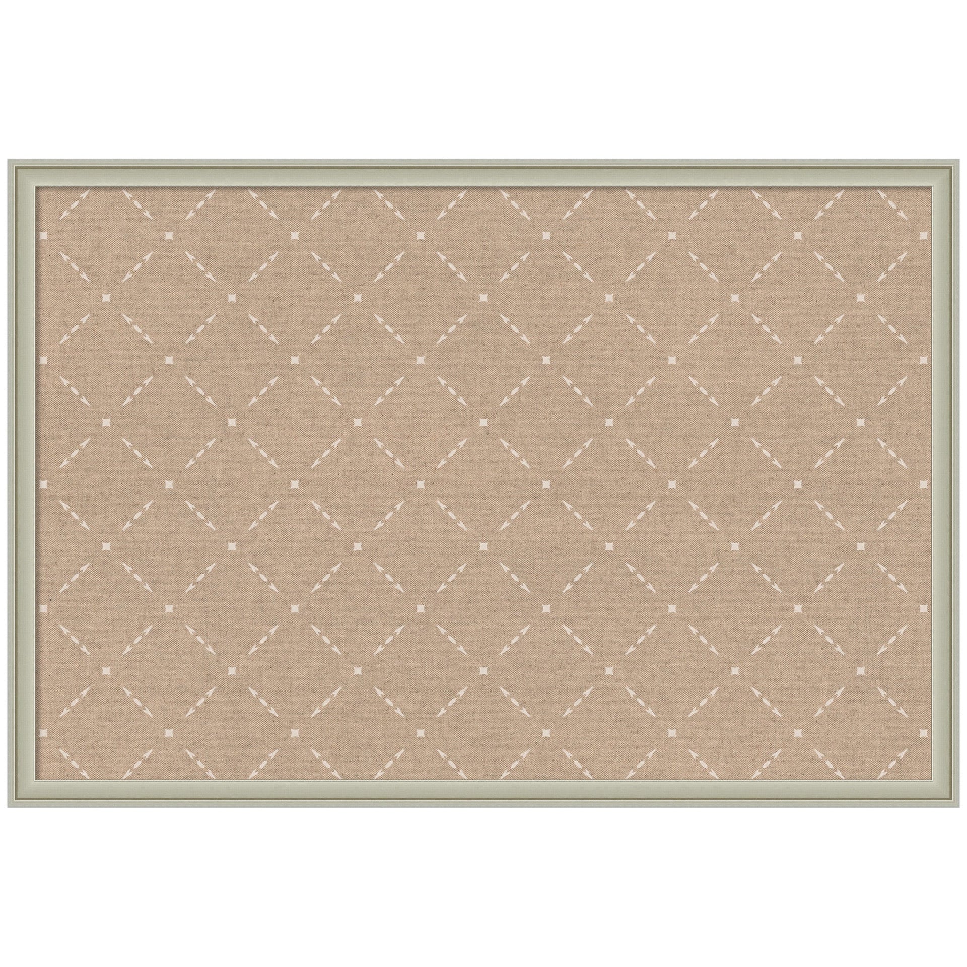 Pinboard Beige Lattice Pattern