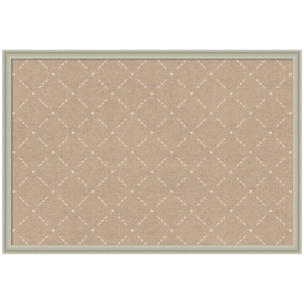 Pinboard Beige Lattice Pattern