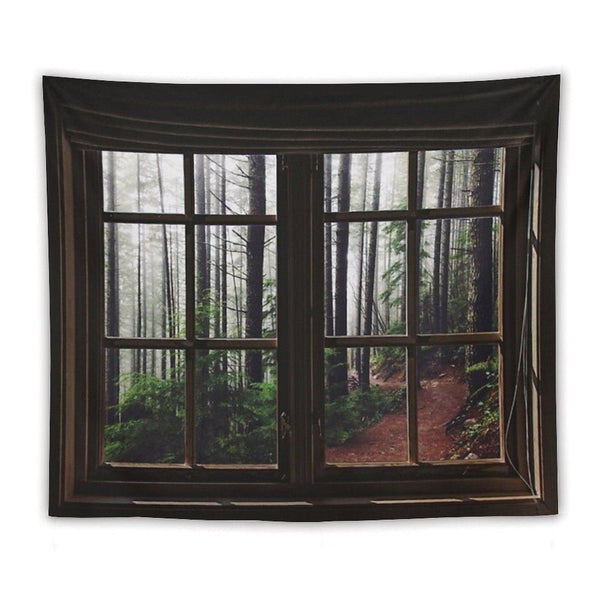 Forest Window Tapestry