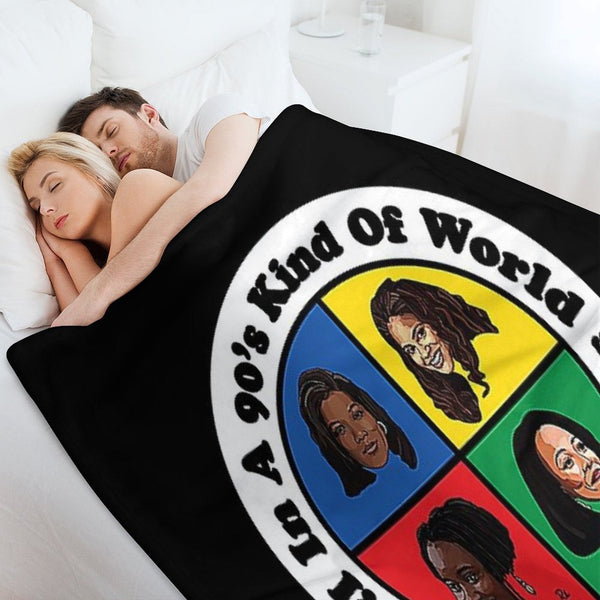Living Single Shirt Machine-washable Throw Blanket