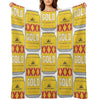Hand-drawn XXXX Gold Can Compact Throw Blanket