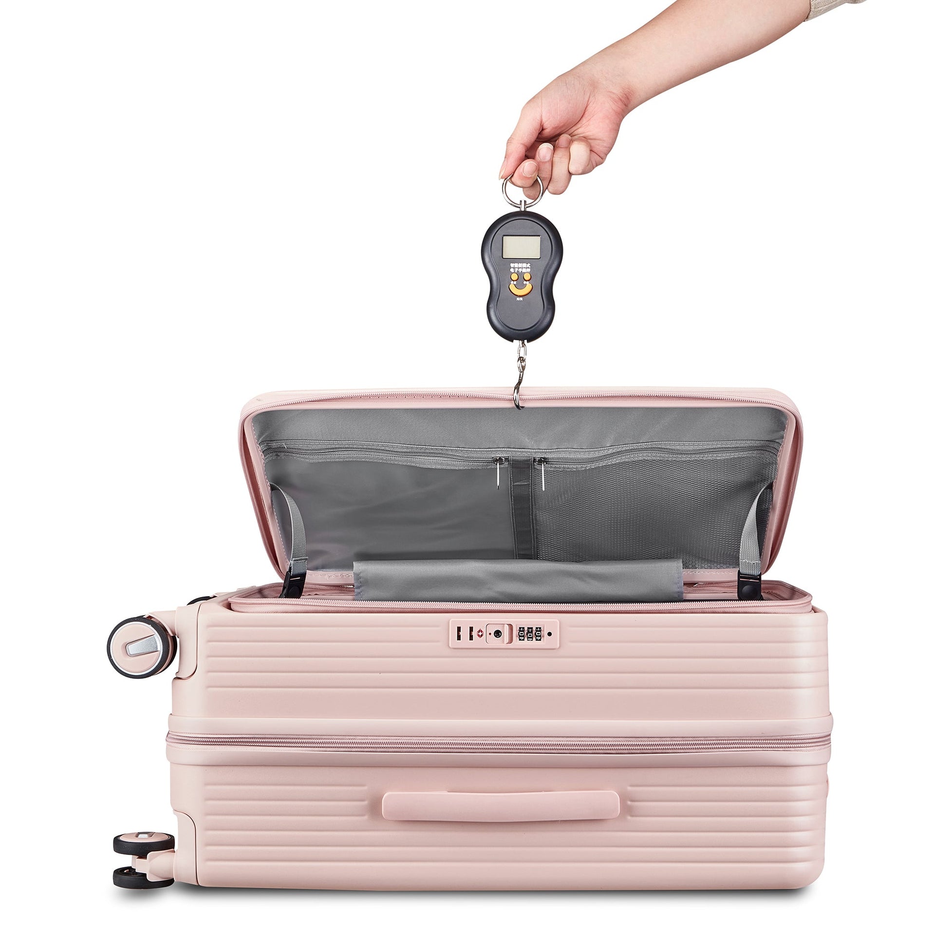 Luggage Sets 3 Piece(20/24/28), Expandable Carry On Luggage with TSA Lock Airline Approved, 100% PC Hard Shell and Lightweight Suitcase with Front Pocket and Spinner Wheels