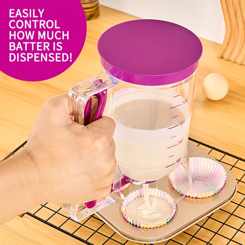 Cupcake Batter Separator And Dispenser - Handheld Funnel Measuring Cup Tool For Mess-Free Baking DSers Fulfillment