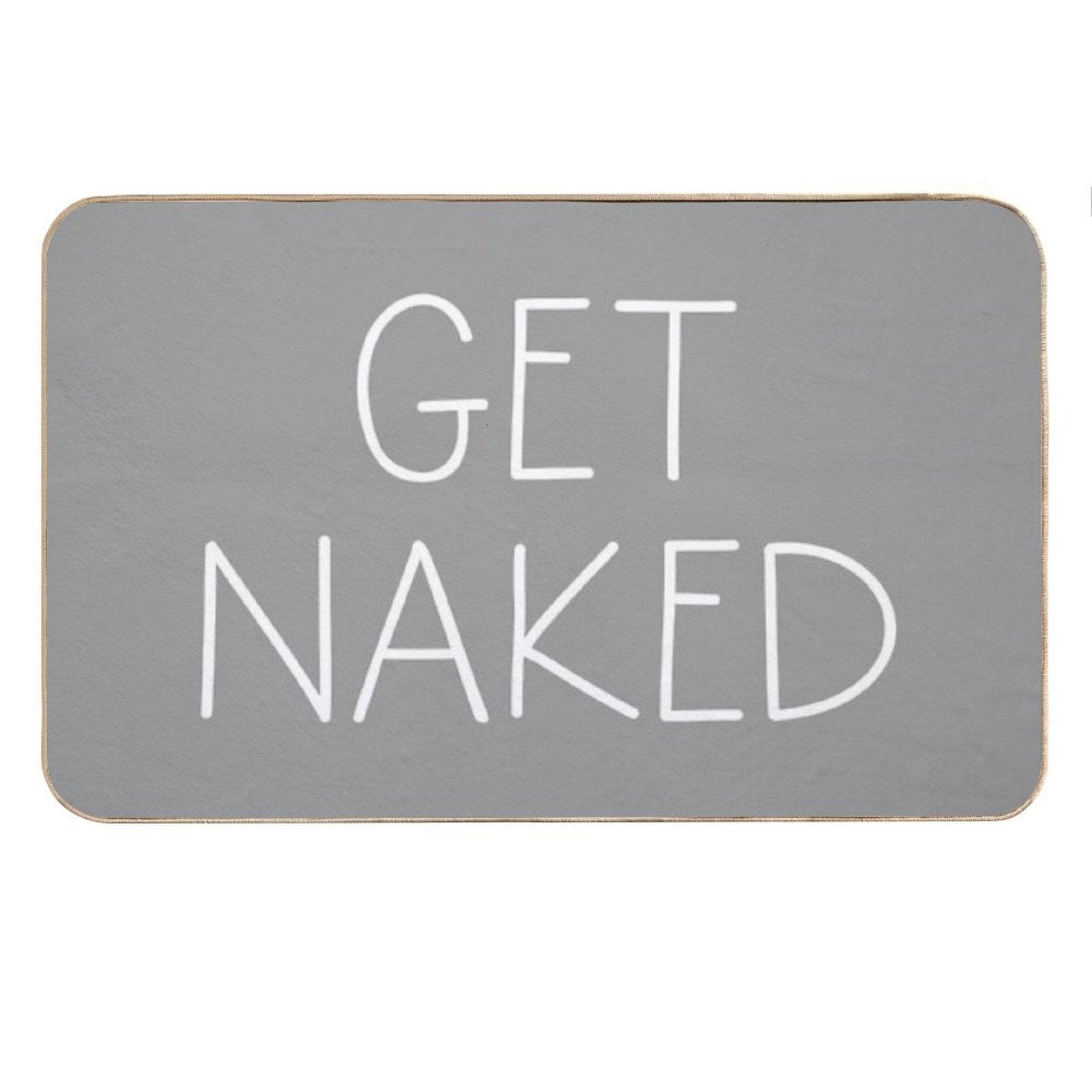 Get Naked Grey Bath Mat