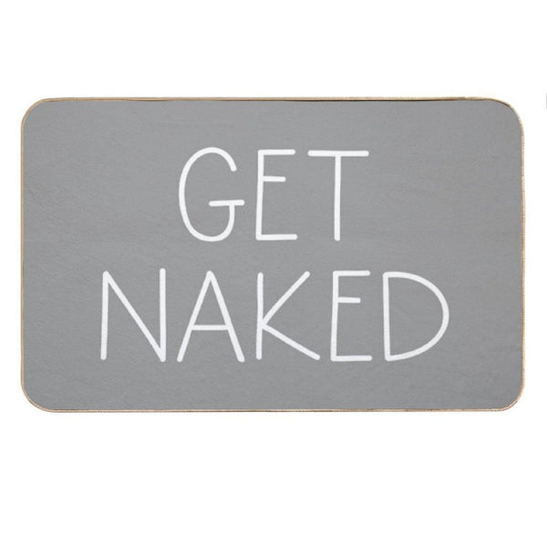 Get Naked Grey Bath Mat