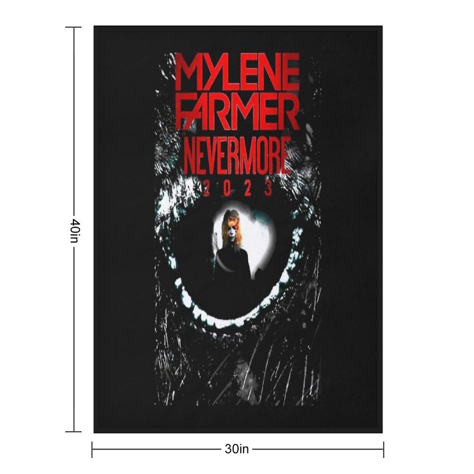 Mylene Farmer Nevermore, Mylene Farmer 2024 Throw Blanket