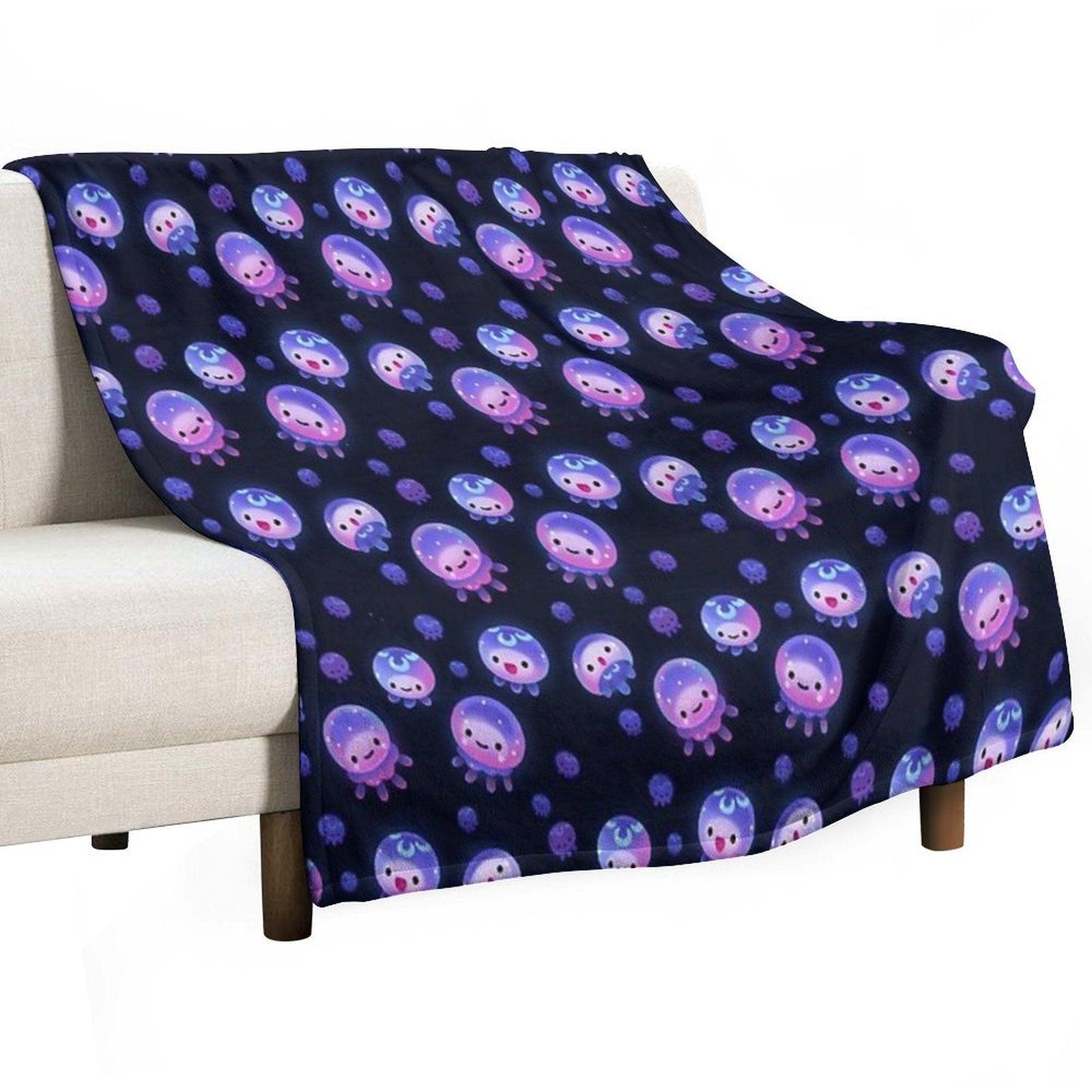 Baby Jellyfish Throw Blanket