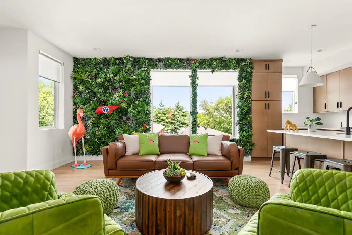 Stainless Steel Artificial Greenwall Panel - UVFR