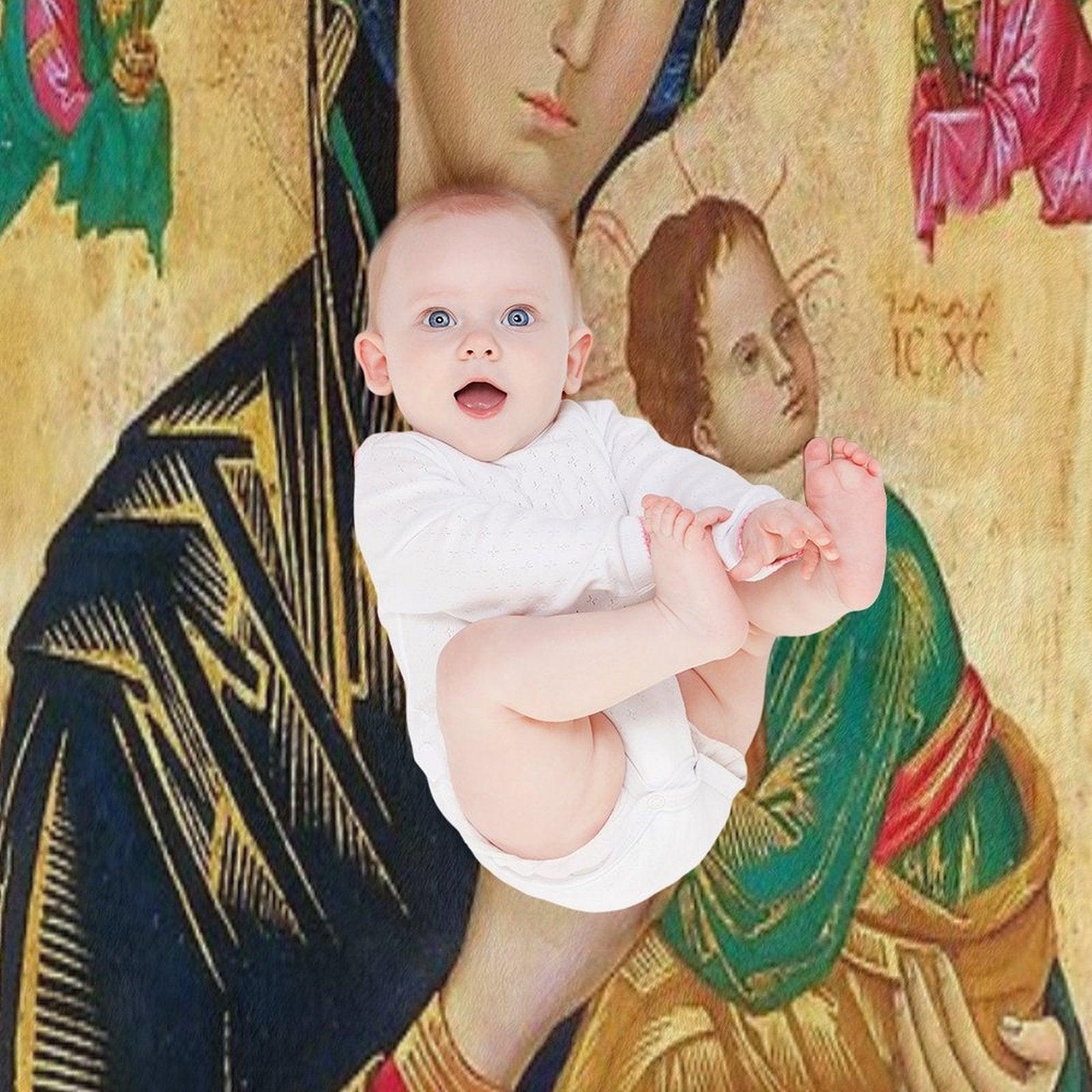 Our  Lady of Perpetual Help 1 Throw Blanket