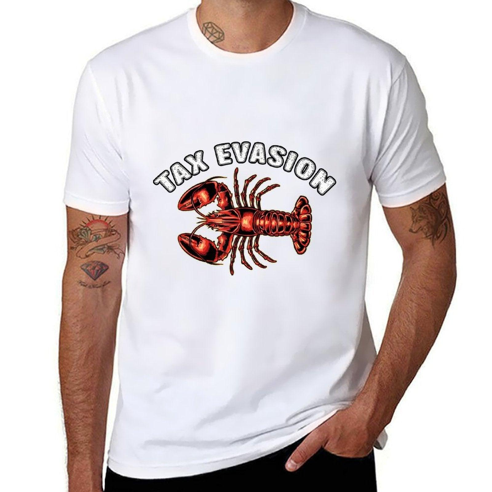 Funny Tax Evasion Lobster Meme Sarcastic Oddly Specific Meme  Polyester Blend T-Shirt