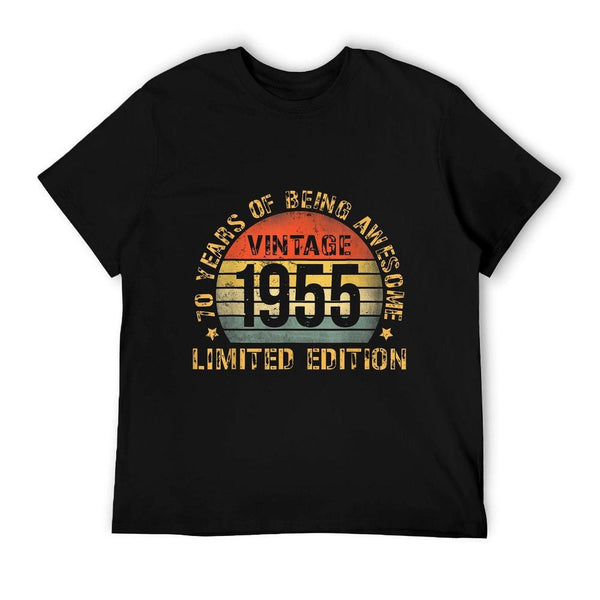 70 Year Birthday Decorations Men Gag 70yr 1955 70th Birthday T-Shirt