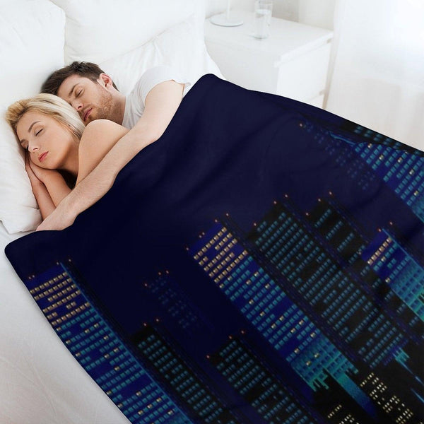 Streets of Rage 16-Bit City Throw Blanket