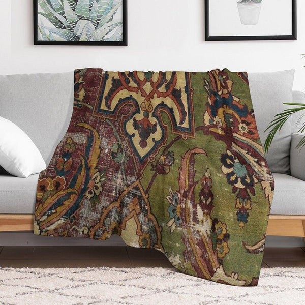 Antique Kilim 13 Throw Blanket