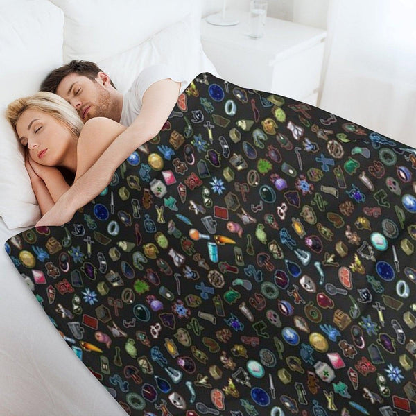Risk of Rain 2 Items Throw Blanket
