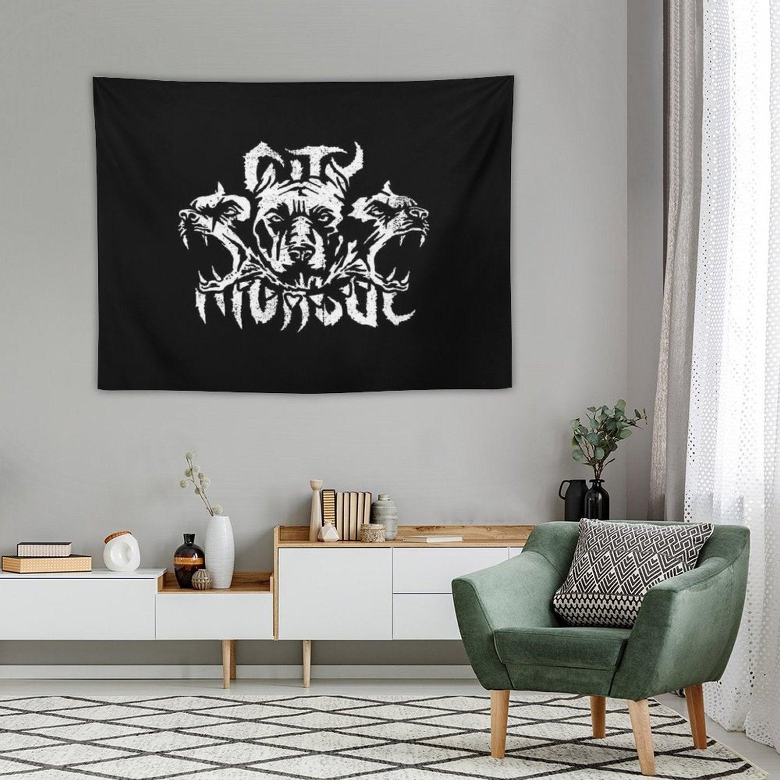 Three Hell's Dogs Tapestry