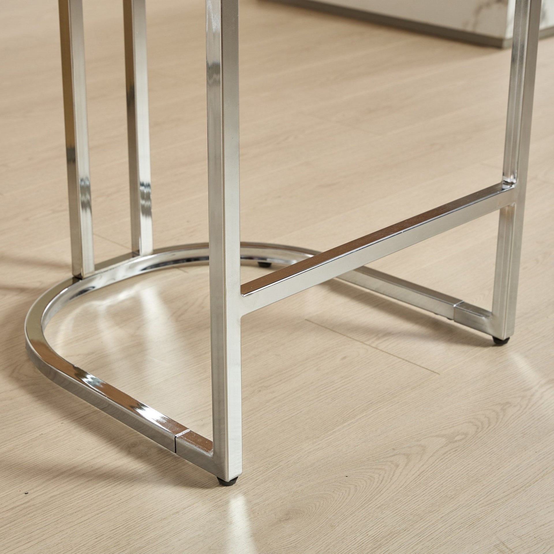 Set of 2 Modern Velvet Barstools