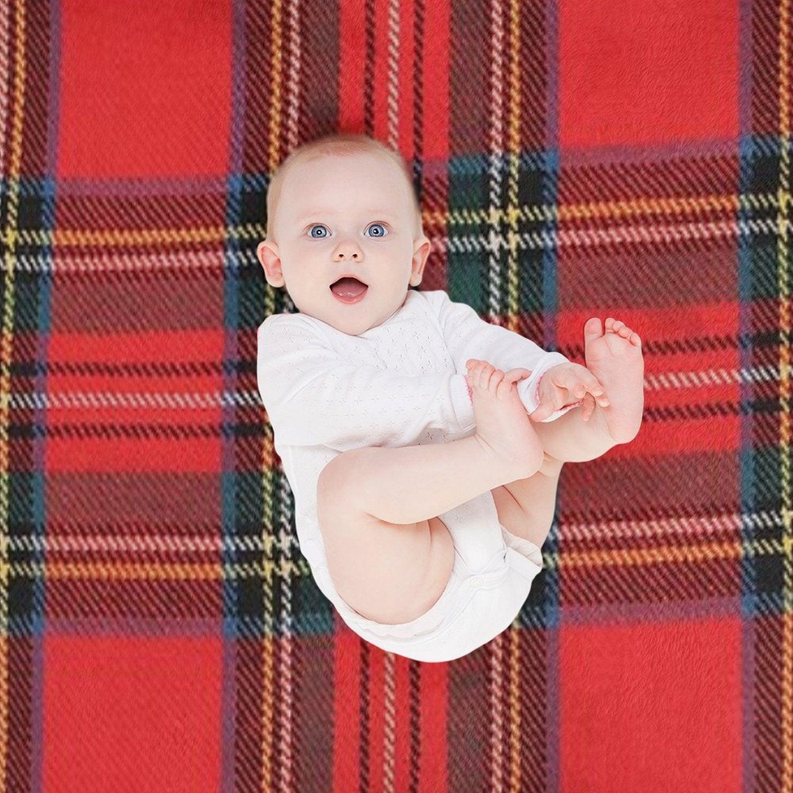 Royal Stewart Tartan Throw Blanket