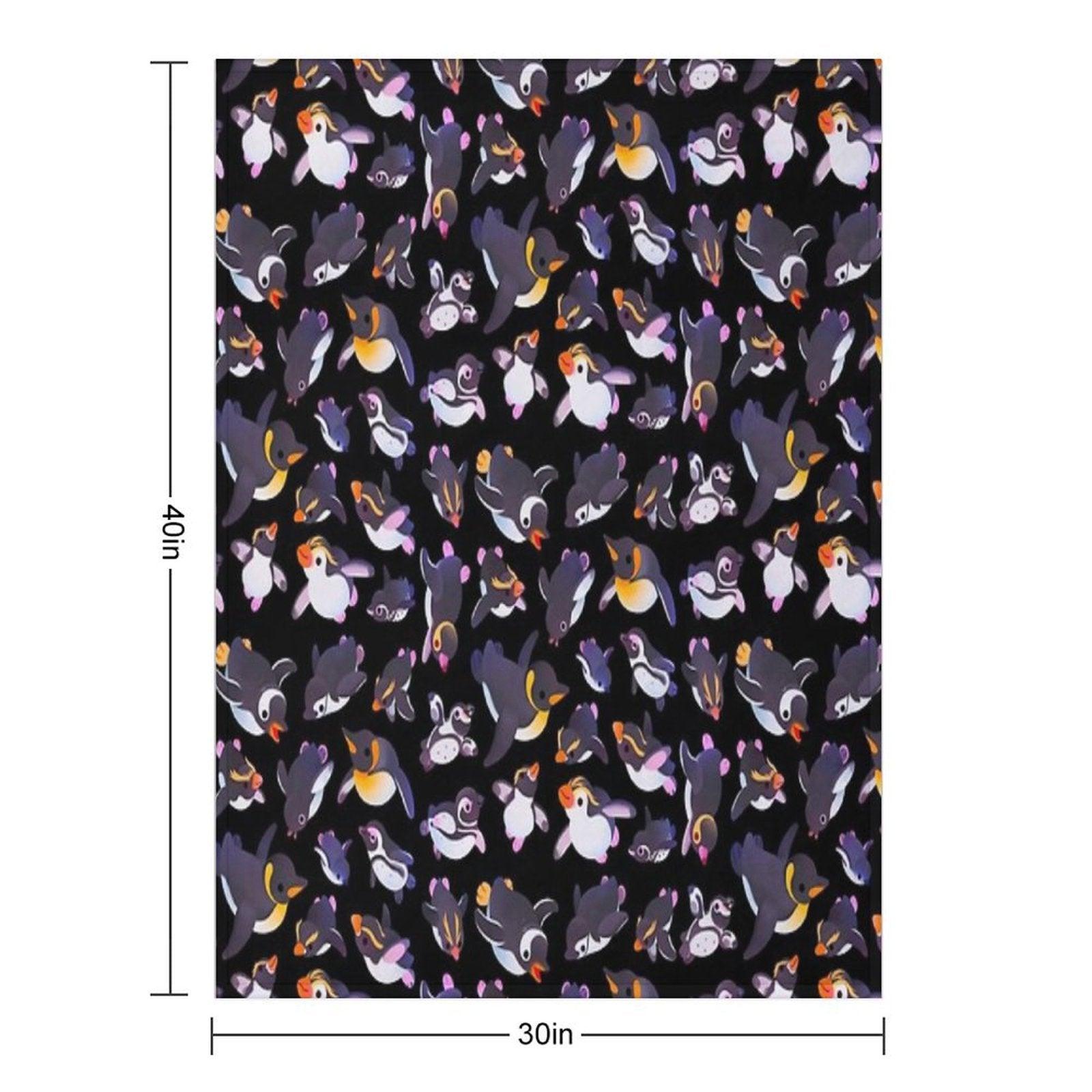 Penguin Day - Namedark Throw Blanket