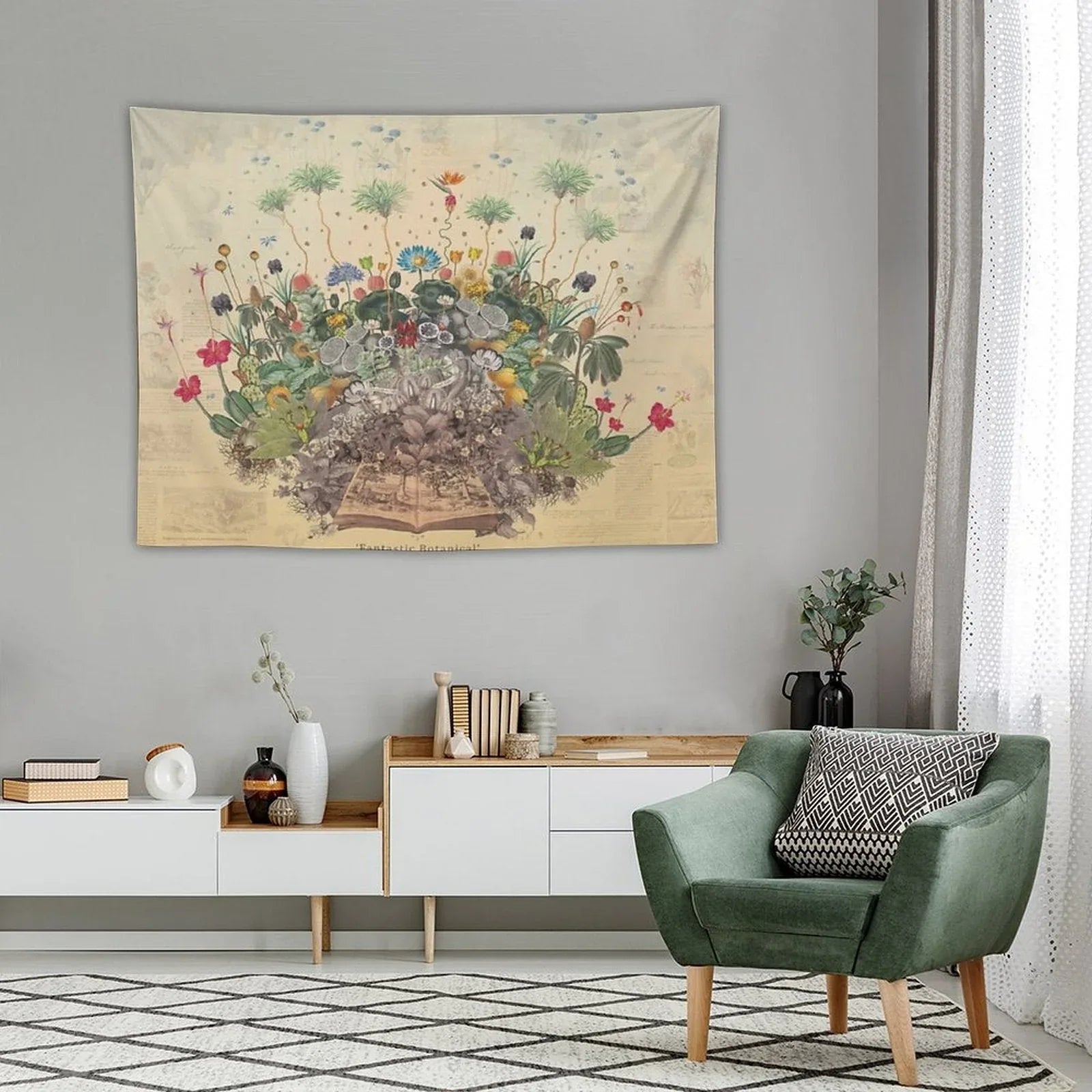 FANTASTIC BOTANICAL Tapestry