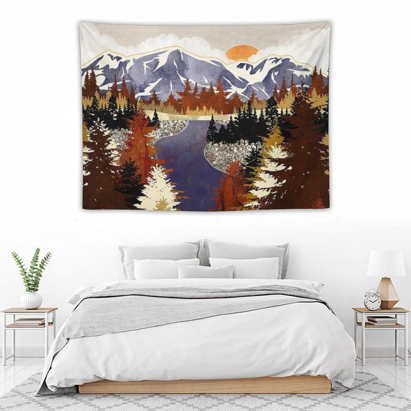 Autumn River Tapestry