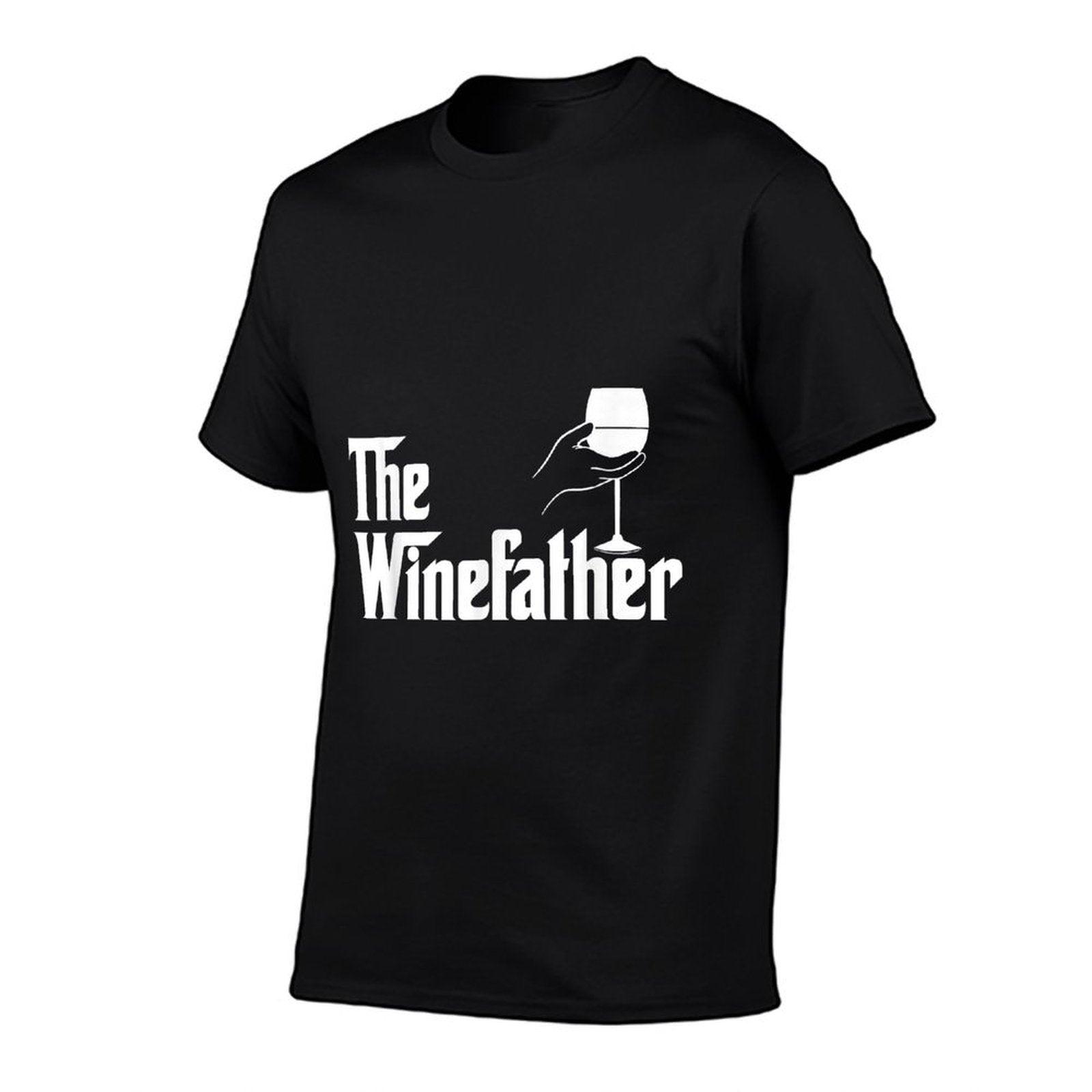 Winefather Wine Dad Dad Red Wine White Wine Funny Gift T-Shirt