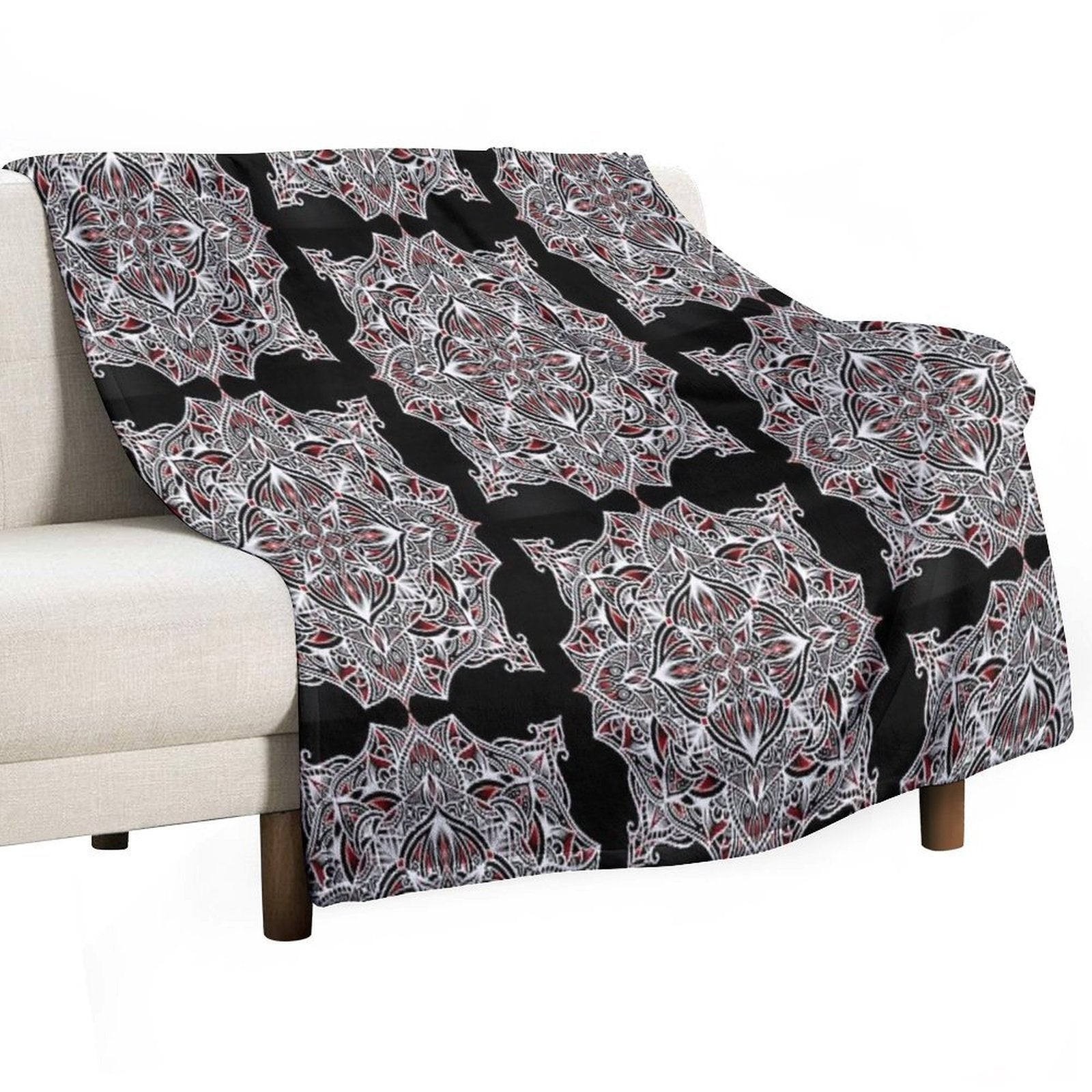 Mandala 2 Easy Care Throw Blanket