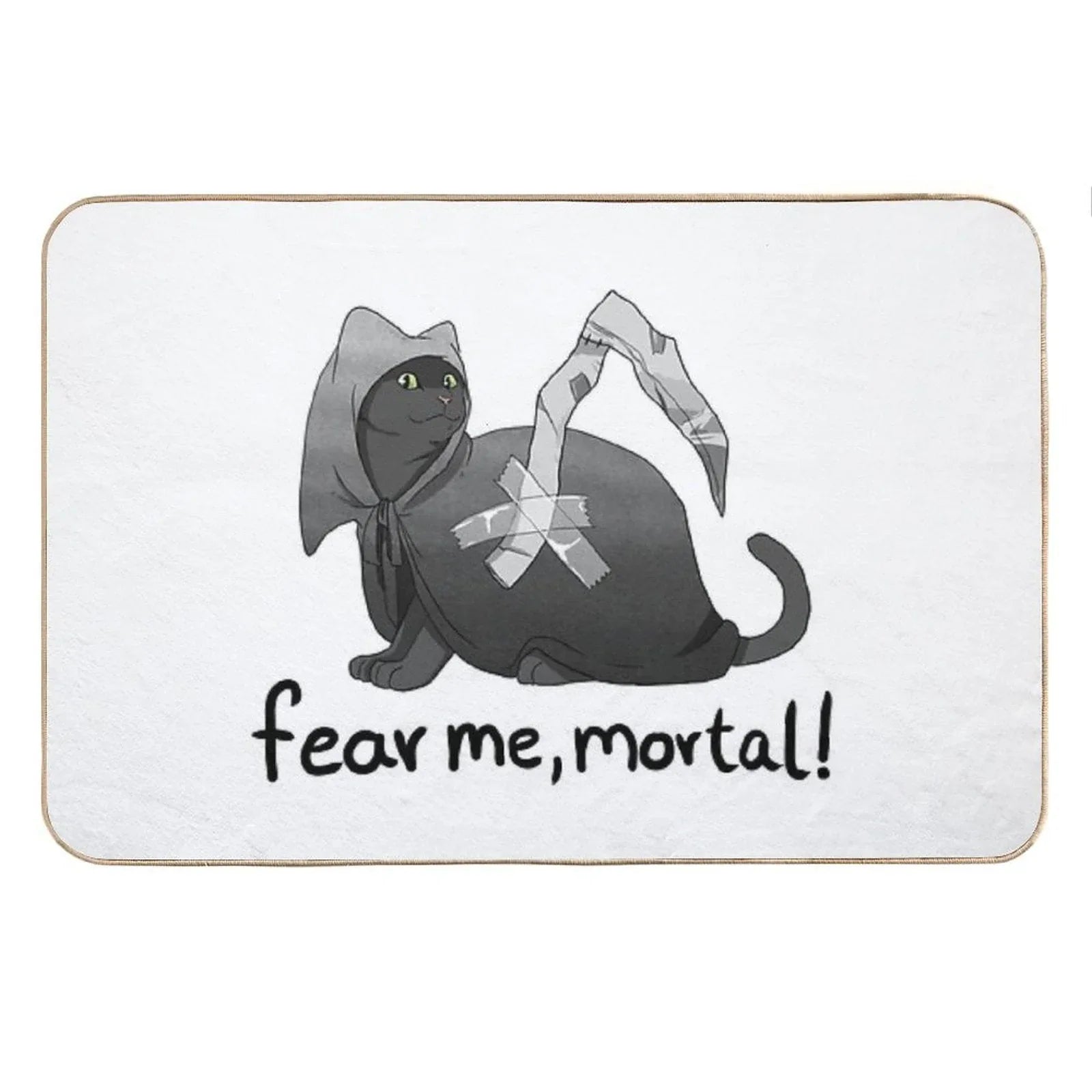 Fear Me, Mortal! Bath Mat