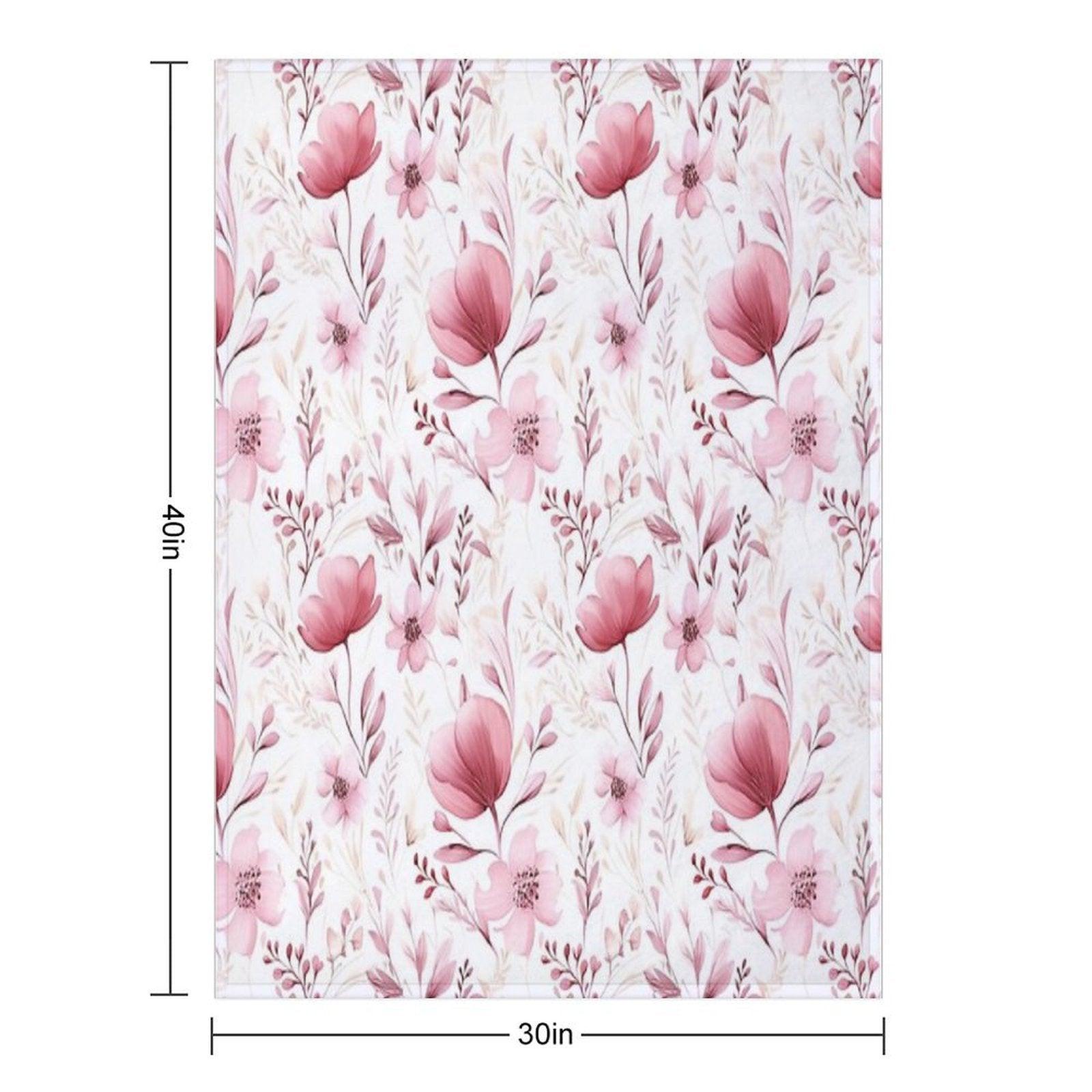 Floral Freshness Throw Blanket