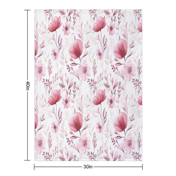 Floral Freshness Throw Blanket