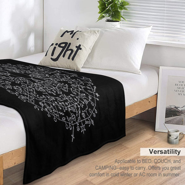 Path of Exile 2 Passive Skill Tree (white) Compact Throw Blanket