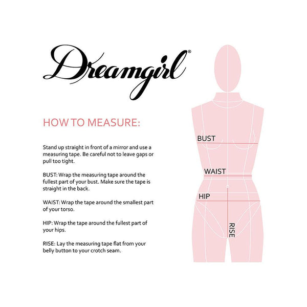 Dreamgirl Stretch Mesh Bustier with Removable Feather Trim and G-String Set Black XL