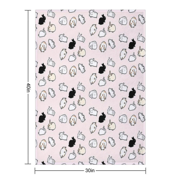 Bunny Rabbits Throw Blanket