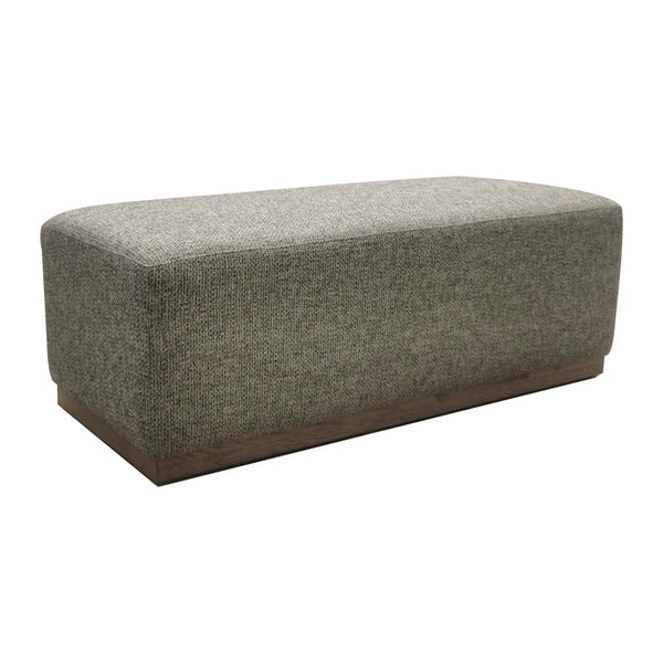 Peggy Bench/Cocktail Ottoman With Table - Tweed/Multi