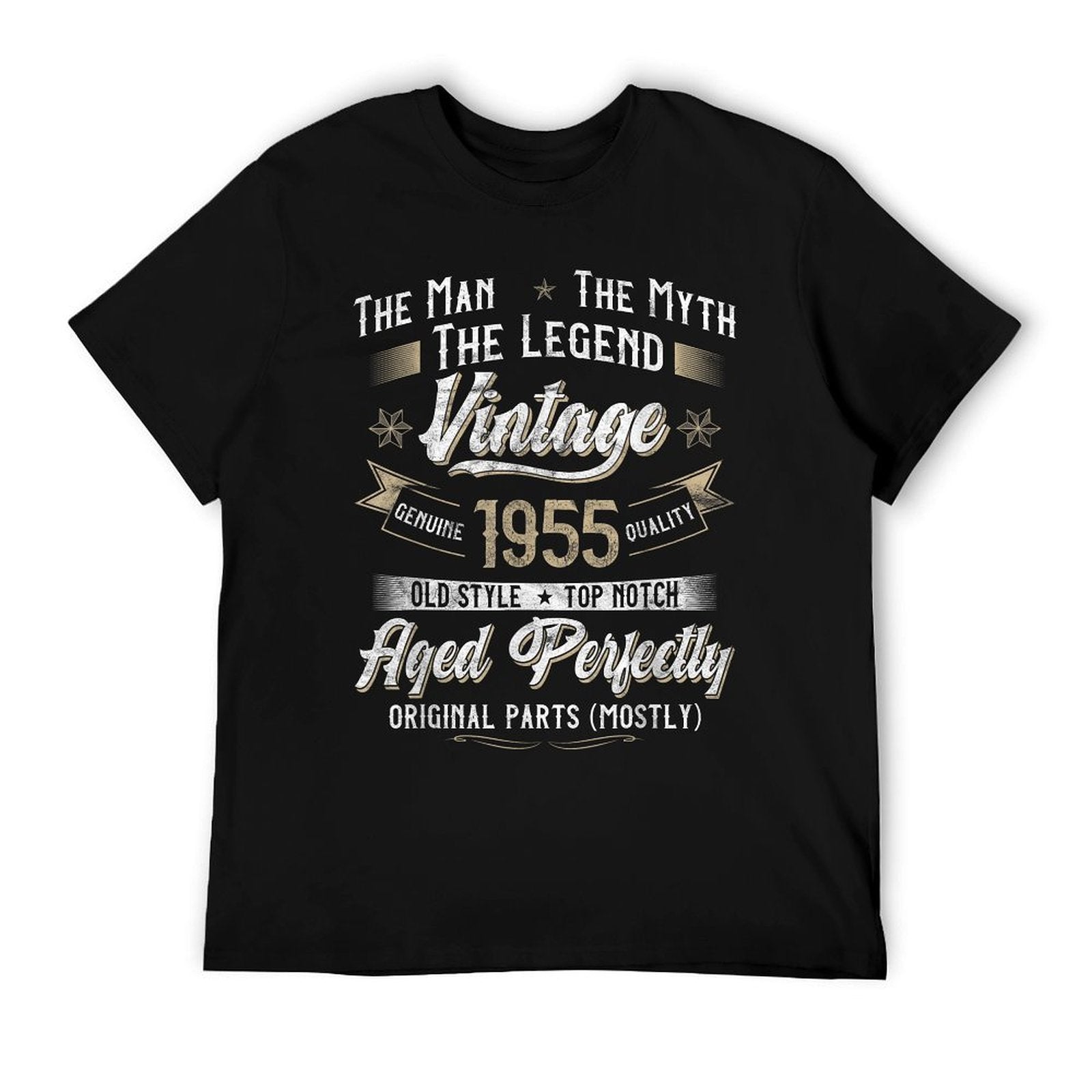 70th Birthday Gift Vintage 1955 Men Funny 70 Years Old 1955 T-Shirt BionZax