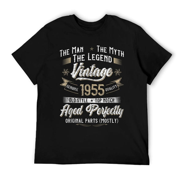 70th Birthday Gift Vintage 1955 Men Funny 70 Years Old 1955 T-Shirt BionZax