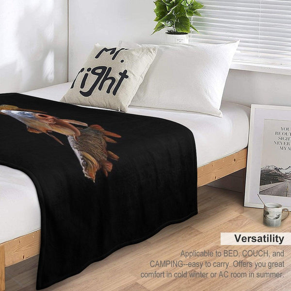 Gang of Carp Throw Blanket