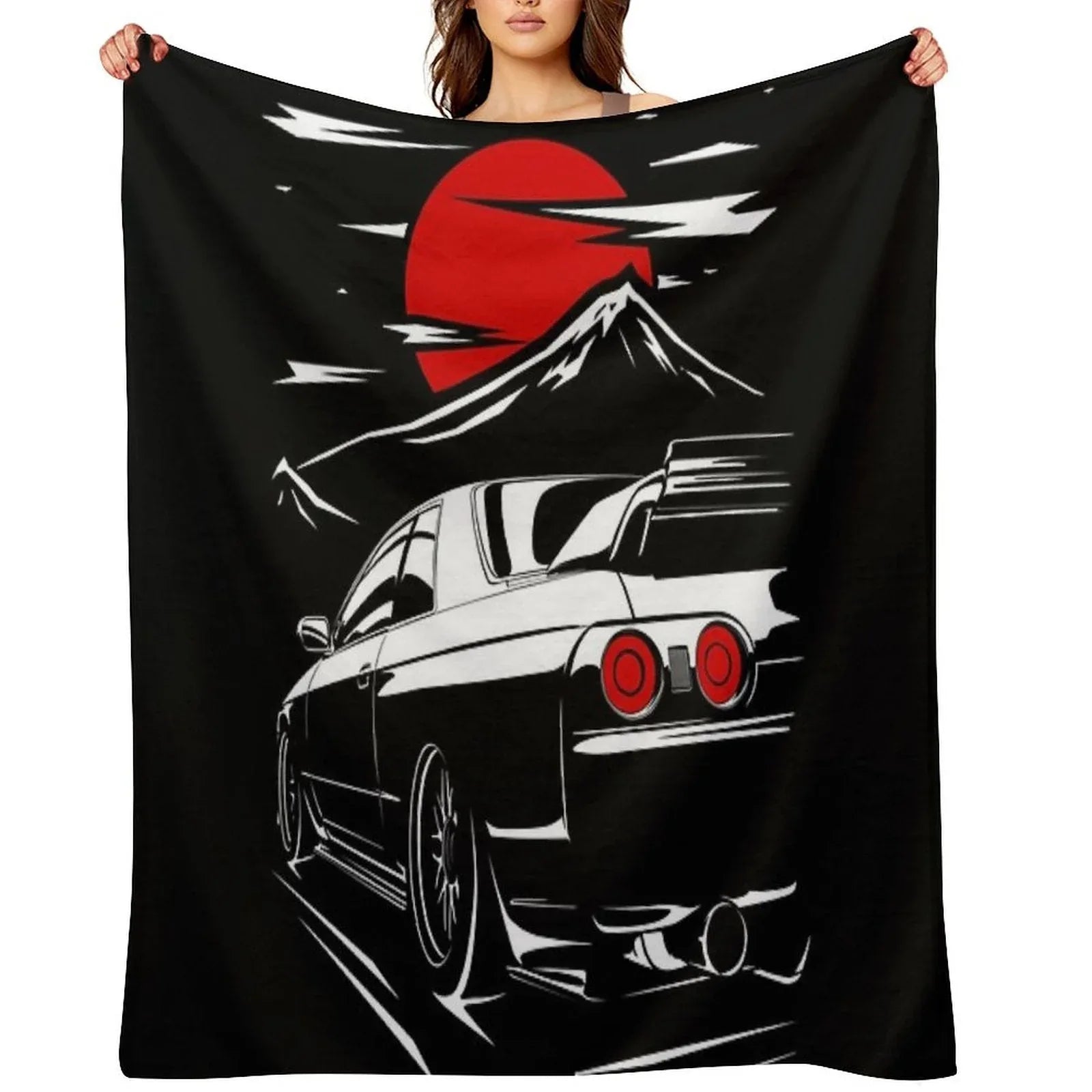 Nissan Skyline GTR 32  Haruna Throw Blanket