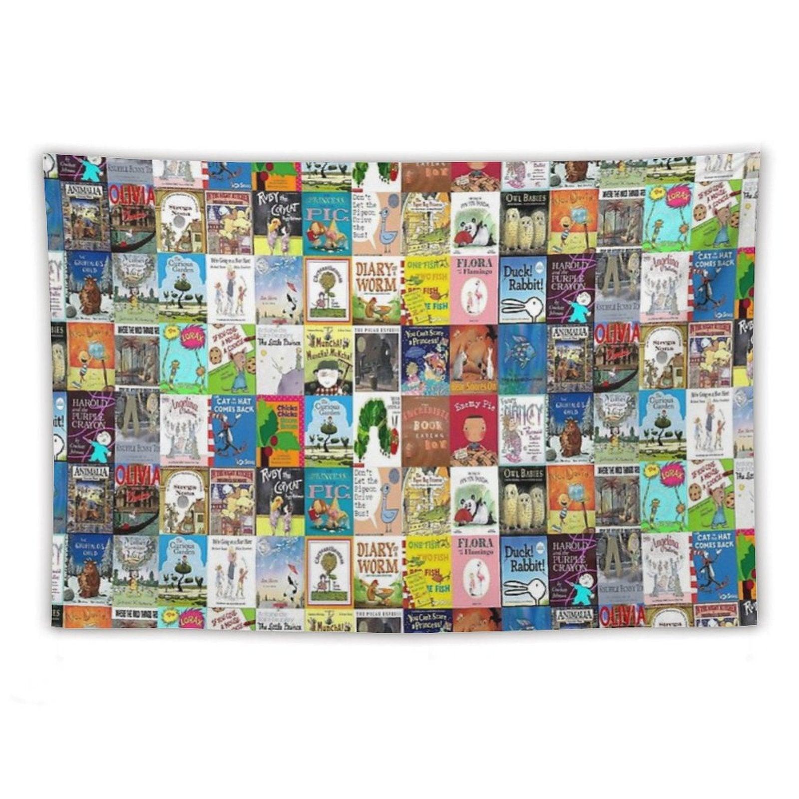 Children Picture Book Covers Tapestry