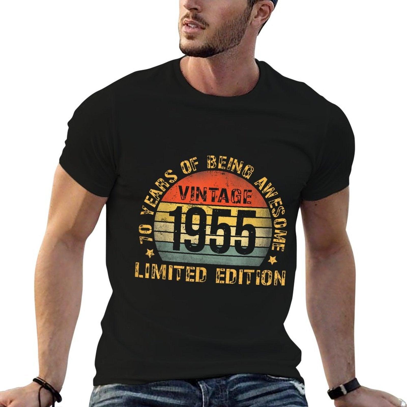 70 Year Birthday Decorations Men Gag 70yr 1955 70th Birthday T-Shirt