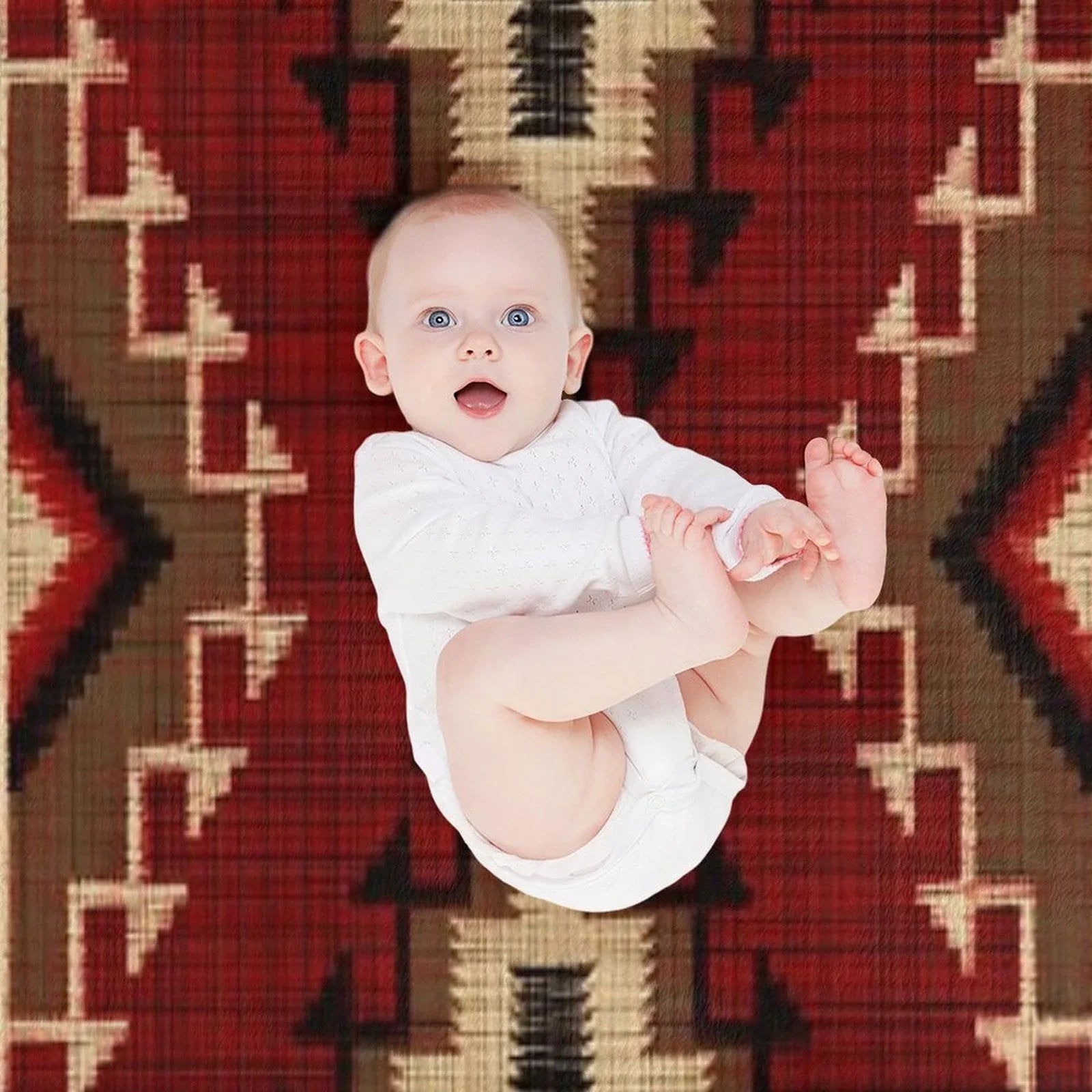Navajo PATTERNS TRIBAL ETHNIC Throw Blanket
