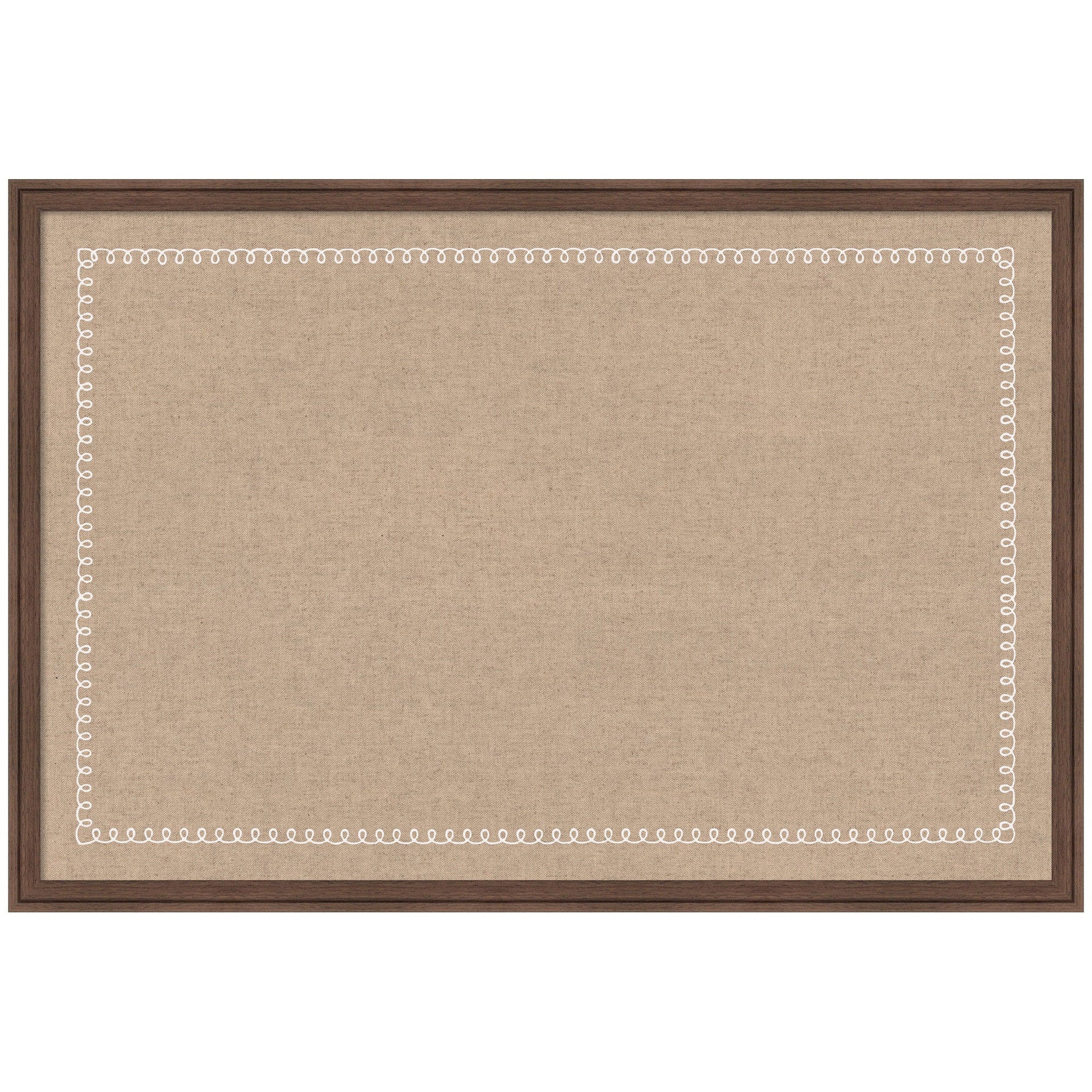 Pinboard White Scalloped Edge