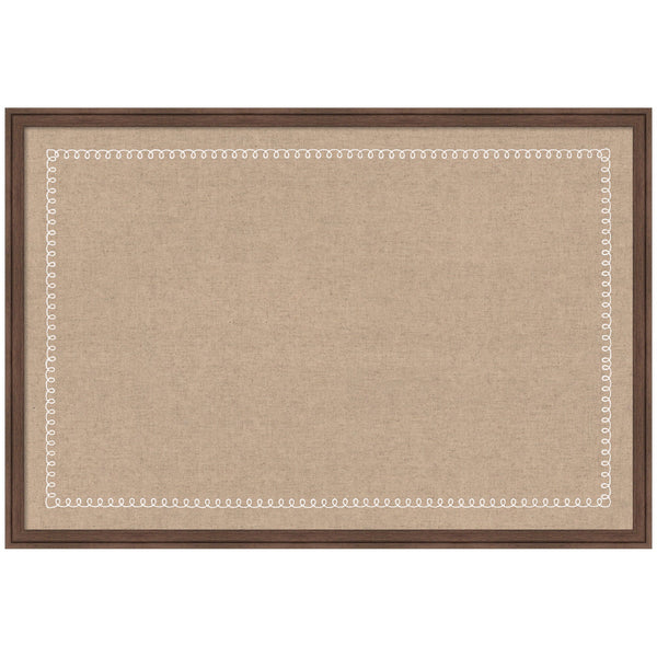 Pinboard White Scalloped Edge