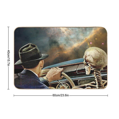 Deep Space Ride  Long-Lasting Bath Mat